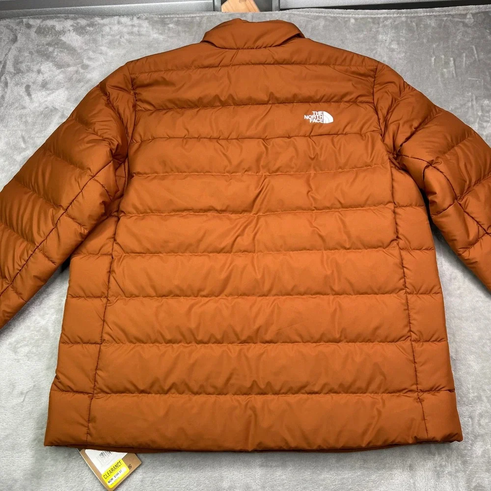 The North Face Aconcagua 3 Jacket Mens XL Burnt Umber Puffer Down Insulated‎